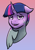 Size: 1892x2665 | Tagged: safe, artist:tofuslied-, imported from derpibooru, twilight sparkle, alicorn, pony, crying, fanfic in the description, floppy ears, head only, petrification, simple background, smiling, solo, story included, teary eyes, twilight sparkle (alicorn)