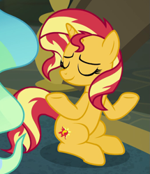 Size: 521x606 | Tagged: safe, imported from derpibooru, screencap, princess celestia, sunset shimmer, equestria girls, equestria girls series, forgotten friendship, cropped, cute, shimmerbetes