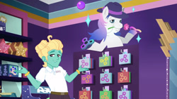 Size: 3410x1920 | Tagged: safe, imported from derpibooru, screencap, zephyr breeze, pony, equestria girls, equestria girls series, holidays unwrapped, spoiler:eqg series (season 2), dashing through the mall, male, solo