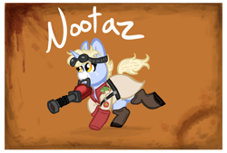 Size: 2039x1378 | Tagged: safe, artist:nootaz, imported from derpibooru, oc, oc:nootaz, team fortress 2