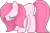 Size: 658x435 | Tagged: safe, artist:muhammad yunus, artist:tanahgrogot, imported from derpibooru, oc, oc only, oc:annisa trihapsari, earth pony, pony, base used, earth pony oc, eyes closed, female, mare, not pinkamena, pink body, pink hair, sad, sad pony, simple background, solo, transparent background, vector