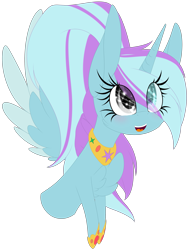 Size: 2113x2801 | Tagged: safe, artist:mediasmile666, imported from derpibooru, oc, oc only, alicorn, alicorn oc, bust, commission, female, high res, hoof shoes, horn, mare, simple background, smiling, transparent background, wings