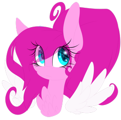 Size: 2458x2440 | Tagged: safe, artist:mediasmile666, imported from derpibooru, oc, oc only, pegasus, pony, bust, chest fluff, female, high res, mare, simple background, transparent background