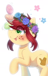 Size: 1155x1812 | Tagged: safe, artist:patchnpaw, imported from derpibooru, oc, oc only, oc:canni soda, pony, easter, easter egg, galacon, holiday, mascot, solo
