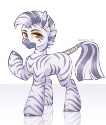 Size: 1600x1900 | Tagged: safe, artist:kreteen art, imported from derpibooru, oc, oc only, oc:soyan, zebra, zebra oc