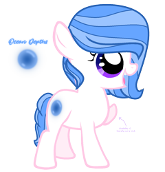 Size: 1215x1266 | Tagged: safe, artist:hate-love12, imported from derpibooru, oc, oc only, oc:ocean depths, earth pony, pony, amputee, congenital amputee, female, filly, missing leg, missing limb, simple background, solo, stump, transparent background