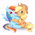 Size: 2000x2000 | Tagged: safe, artist:ried, imported from derpibooru, applejack, rainbow dash, earth pony, pegasus, pony, appledash, applejack's hat, cowboy hat, cute, dashabetes, female, hat, high res, holding each other, jackabetes, lesbian, mare, open mouth, shipping, simple background, sitting, white background