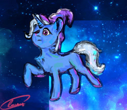 Size: 1280x1109 | Tagged: safe, artist:lamimaster, imported from derpibooru, trixie, pony, unicorn, female, hat, horn, mare, one eye closed, solo, wink