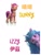 Size: 2522x3326 | Tagged: safe, imported from derpibooru, izzy moonbow, sunny starscout, earth pony, pony, unicorn, chinese, female, g5, high res, mare, name, name translation