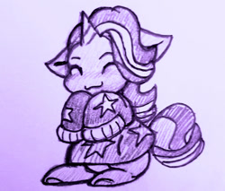 Size: 1280x1093 | Tagged: safe, artist:zutcha, imported from derpibooru, starlight glimmer, pony, unicorn, clothes, solo, sweater, traditional art