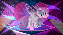 Size: 5120x2880 | Tagged: safe, artist:laszlvfx, edit, imported from derpibooru, princess flurry heart, alicorn, pony, female, mare, older, older flurry heart, solo, wallpaper, wallpaper edit