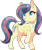 Size: 1801x2163 | Tagged: safe, alternate version, artist:denny vixie, artist:dvixie, imported from derpibooru, bonna fide, glamour gleam, pony, commission, eyeshadow, female, makeup, mare, simple background, solo, transparent background