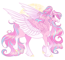 Size: 1024x949 | Tagged: safe, artist:sadelinav, imported from derpibooru, oc, oc only, oc:aphrodite loveheart, pegasus, pony, female, mare, simple background, solo, transparent background, two toned wings, wings