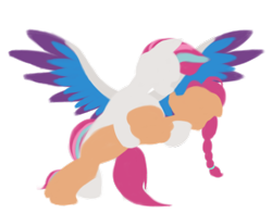 Size: 1400x1100 | Tagged: safe, artist:rockhoppr3, imported from derpibooru, sunny starscout, zipp storm, earth pony, pegasus, pony, boop, duo, female, g5, lesbian, noseboop, simple background, spread wings, sunnyzipp, transparent background, wings