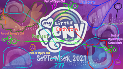 Size: 1536x864 | Tagged: safe, edit, imported from ponybooru, g5, my little pony logo, no pony, question mark, text