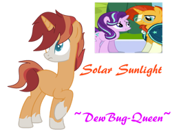 Size: 1280x1005 | Tagged: safe, artist:dewbug-queen, imported from derpibooru, starlight glimmer, sunburst, oc, female, male, offspring, parent:starlight glimmer, parent:sunburst, parents:starburst, shipping, simple background, starburst, straight, transparent background