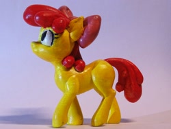 Size: 1600x1200 | Tagged: safe, artist:pessimizer, imported from derpibooru, apple bloom, earth pony, pony, 3d print, female, figurine, filly, irl, photo, solo, walking