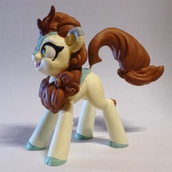 Size: 1421x1421 | Tagged: safe, artist:pessimizer, imported from derpibooru, autumn blaze, kirin, 3d print, female, figurine, irl, photo, smiling, solo