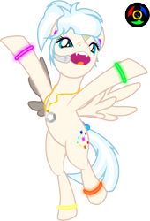 Size: 1798x2637 | Tagged: safe, artist:kyoshyu, imported from derpibooru, oc, oc only, oc:gallery dart, pegasus, pony, bipedal, female, mare, simple background, solo, transparent background