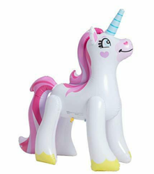 Size: 474x535 | Tagged: safe, imported from derpibooru, inflatable pony, unicorn, inflatable, my little pony, photo, sprinkler