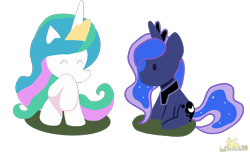 Size: 2998x1864 | Tagged: safe, artist:lordshrekzilla20, imported from derpibooru, princess celestia, princess luna, fanfic:the one true king, fanfic art, figure