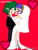 Size: 780x1040 | Tagged: safe, artist:ulisesramirez132, imported from derpibooru, spike, anthro, human, crossover, humanized, kiss on the lips, kissing, marriage, zatanna, zatannaxspike, zataspike, zee zatara