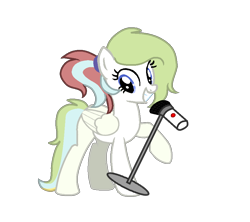 Size: 900x800 | Tagged: safe, artist:ngthanhphong, imported from derpibooru, oc, oc only, oc:gamer beauty, pegasus, pony, female, mare, microphone, simple background, solo, transparent background