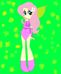 Size: 507x608 | Tagged: safe, artist:r-gonz, artist:selenaede, imported from derpibooru, fluttershy, fairy, human, equestria girls, bare shoulders, barely eqg related, base used, boots, clothes, crossover, eqg promo pose set, fairy wings, fairyized, fingerless gloves, flora (winx club), gloves, green wings, hand on arm, high heel boots, high heels, jewelry, looking at you, magic winx, necklace, pink dress, pink shoes, shoes, strapless, wings, winx, winx club, winxified