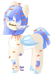 Size: 1138x1634 | Tagged: safe, artist:pasteldraws, imported from derpibooru, bat pony, pony, commission, knife, simple background, solo, transparent background