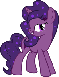 Size: 4640x6057 | Tagged: safe, artist:digimonlover101, artist:shootingstarsentry, imported from derpibooru, oc, oc only, oc:blackberry surprise, pony, unicorn, absurd resolution, female, mare, png, simple background, solo, transparent background, vector