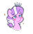 Size: 507x526 | Tagged: safe, artist:wiloptik, imported from derpibooru, diamond tiara, pony, blush sticker, blushing, bust, happy, no pupils, portrait, simple background, solo, transparent background