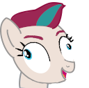 Size: 128x127 | Tagged: safe, artist:inthewind, imported from derpibooru, zipp storm, pony, female, g5, lowres, simple background, solo, transparent background