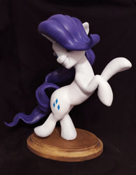 Size: 666x860 | Tagged: safe, artist:vita96, imported from derpibooru, rarity, pony, unicorn, craft, one eye closed, photo, sculpture, solo, wink