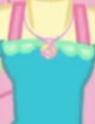 Size: 1920x2515 | Tagged: safe, imported from derpibooru, screencap, fluttershy, equestria girls, equestria girls series, holidays unwrapped, spoiler:eqg series (season 2), boobshot, breasts, cropped, female, geode of fauna, jewelry, magical geodes, necklace, o come all ye squashful, pictures of chests, solo