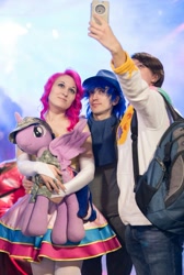 Size: 717x1067 | Tagged: safe, imported from derpibooru, pinkie pie, twilight sparkle, alicorn, human, clothes, cosplay, costume, irl, irl human, photo, ponirebrik, russia, twilight sparkle (alicorn)