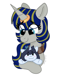 Size: 2000x2250 | Tagged: safe, artist:pink-pone, imported from derpibooru, oc, oc only, oc:gray area, pony, unicorn, bust, doll, female, foal, high res, horn, horn ring, jewelry, mare, portrait, ring, simple background, toy, transparent background