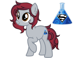 Size: 4500x3375 | Tagged: safe, artist:avatarmicheru, imported from derpibooru, earth pony, pony, alex danvers, female, mare, ponified, simple background, solo, transparent background