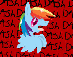 Size: 897x703 | Tagged: safe, imported from derpibooru, rainbow dash, pony, insanity, solo