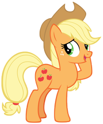 Size: 6806x8167 | Tagged: safe, artist:andoanimalia, imported from derpibooru, applejack, earth pony, the mane attraction, female, simple background, transparent background, vector