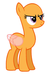 Size: 603x927 | Tagged: safe, artist:cookie-bases, imported from derpibooru, oc, oc only, pegasus, pony, bald, base, eyelashes, female, looking up, mare, pegasus oc, simple background, smiling, solo, transparent background, wings