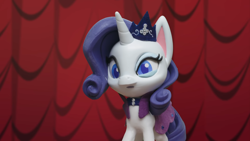 Size: 1920x1080 | Tagged: safe, imported from derpibooru, screencap, rarity, pony, fashion failure, my little pony: pony life, my little pony: stop motion short, g4.5, pony life, solo, stop motion