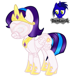 Size: 3840x4154 | Tagged: safe, artist:damlanil, imported from derpibooru, princess celestia, oc, oc:star eyes, alicorn, pegasus, pony, bdsm, blindfold, bondage, bondage mask, boots, bound wings, catsuit, clothes, collar, corset, cosplay, costume, crown, female, gag, gimp suit, high heels, hood, hoof shoes, horn, hypnogear, jewelry, latex, latex boots, latex suit, mare, muzzle gag, necklace, regalia, rubber, rubber suit, shiny, shiny mane, shoes, show accurate, simple background, socks, solo, story, thigh highs, transparent background, vector, wings