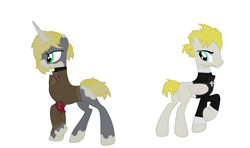 Size: 2628x1552 | Tagged: safe, imported from derpibooru, oc, pegasus, unicorn, hellsing