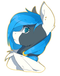 Size: 1277x1617 | Tagged: safe, artist:cookietasticx3, imported from derpibooru, oc, oc only, oc:cyclone, pegasus, pony, bust, pegasus oc, simple background, solo, transparent background, wings