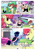 Size: 2100x3000 | Tagged: safe, artist:loryska, imported from derpibooru, apple bloom, oc, oc:clarabelle, oc:conundrum solar flare, oc:indigo sky, oc:niko, oc:plumeria, hybrid, pony, zony, comic:friendship grows, adopted offspring, blaze (coat marking), coat markings, ear fluff, facial markings, high res, leonine tail, magical lesbian spawn, offspring, older, parent:derpy hooves, parent:doctor whooves, parent:quibble pants, parent:rainbow dash, parent:sweetie belle, parent:trixie, parent:twilight sparkle, parents:doctorderpy, parents:quibbledash, parents:twixie, snip (coat marking), unshorn fetlocks