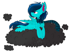 Size: 2847x2107 | Tagged: safe, artist:mediasmile666, imported from derpibooru, oc, oc only, pegasus, pony, clothes, cloud, high res, male, scarf, simple background, solo, stallion, transparent background