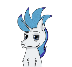 Size: 800x750 | Tagged: safe, artist:windy, imported from derpibooru, oc, oc only, pony, unicorn, fluffy, horn, male, profile picture, simple background, smiling, solo, stallion, transparent background, two toned mane, unicorn oc, upper body