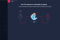 Size: 1009x674 | Tagged: safe, imported from derpibooru, rainbow dash, pegasus, pony, antivirus, avast antivirus, female, hacker, joke, mare, meme, pc, rewording, waifu