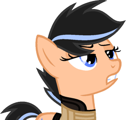 Size: 716x682 | Tagged: safe, artist:kingbases, artist:pegasski, imported from derpibooru, oc, oc only, earth pony, pony, base used, bust, clothes, earth pony oc, eyelashes, female, mare, simple background, solo, transparent background