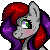 Size: 50x50 | Tagged: safe, imported from derpibooru, oc, oc only, oc:evening prose, pegasus, pony, animated, blinking, female, freckles, gif, icon, mare, solo, tiny